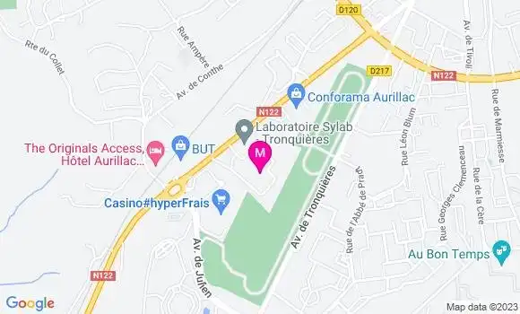 Localisation Dr Rodrigue Mbagui