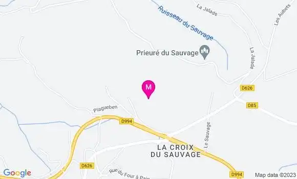 Localisation Dr Justine Favre