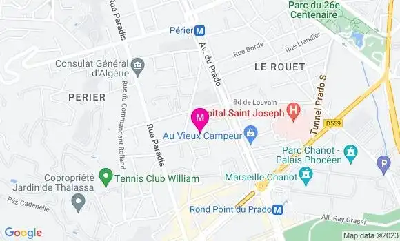 Localisation Dr Yohan Boutboul