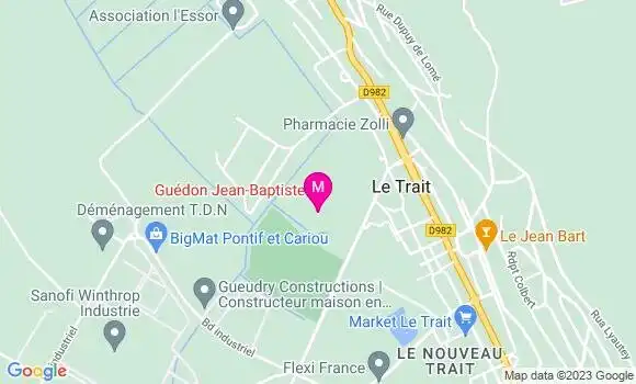Localisation Dr Thomas Bernard