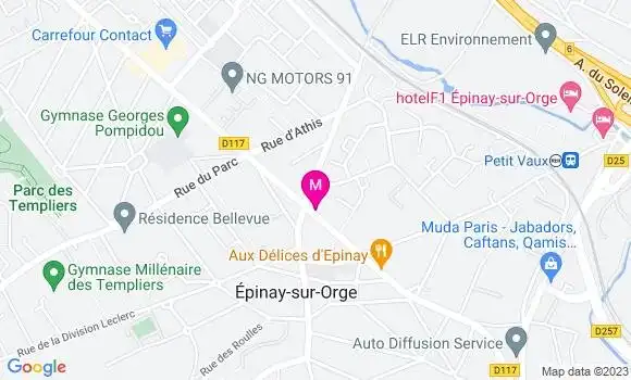 Localisation Dr Sandrine Siguier