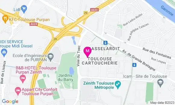 Localisation Dr Maryse Guegan