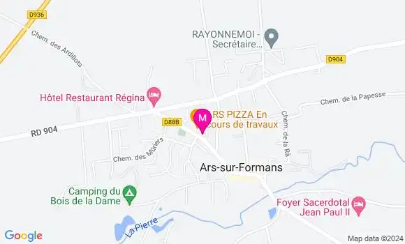 Localisation Dr Anne Margaux Belat