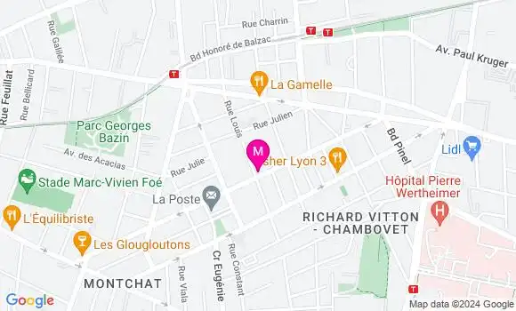 Localisation Dr Xavier Franchino