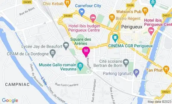 Localisation Dr Mohammed Benatmane