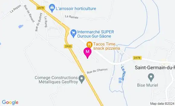 Localisation Dr Geoffrey Blanc