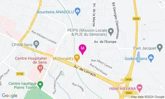 Localisation Dr Moussa Zarouala