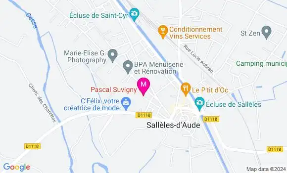Localisation Dr Pascal Suvigny