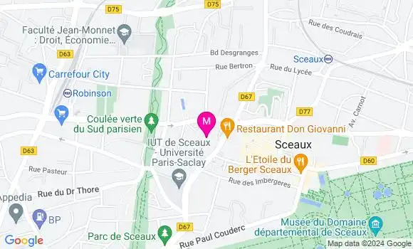 Localisation Dr Johanna Girard
