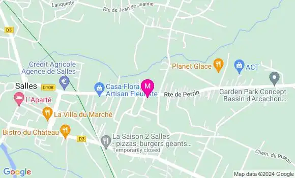 Localisation Dr Audrey Mangin