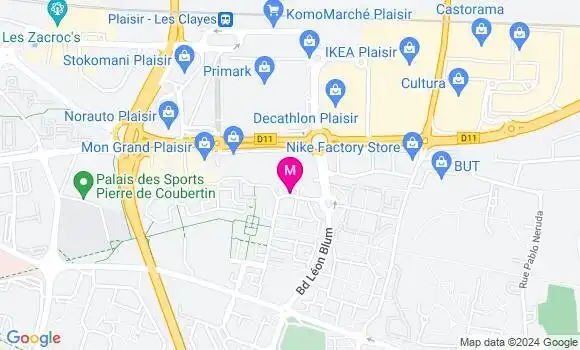Localisation Dr Isabelle Lemaire Martin