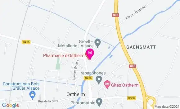 Localisation Dr Marie Elise Reber
