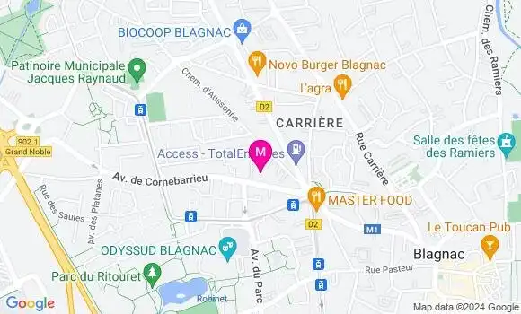 Localisation Dr Bastien Barats