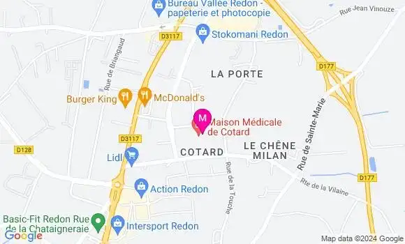 Localisation Dr Héloïse Guyard