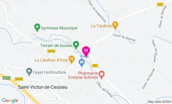 Localisation Dr Coralie Barbier
