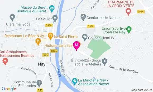 Localisation Dr Aymeric Rauch