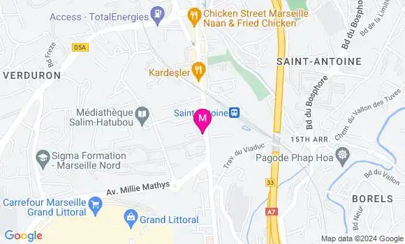 Localisation Dr Sylvain Jonquieres