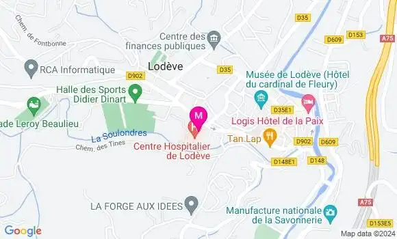 Localisation Dr Baptiste Molinier