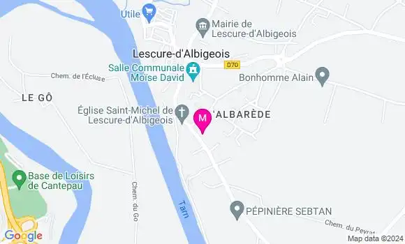 Localisation Dr Nathalie Le Lay
