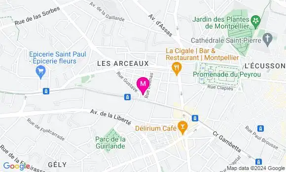 Localisation Dr Caroline Coispel