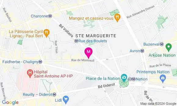 Localisation Dr Pauline Pharipou