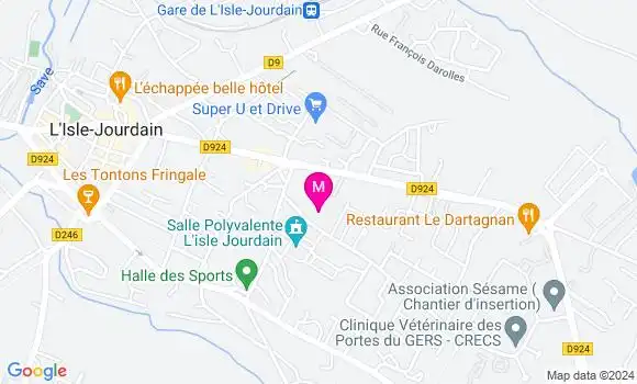 Localisation Dr Emeline Guern