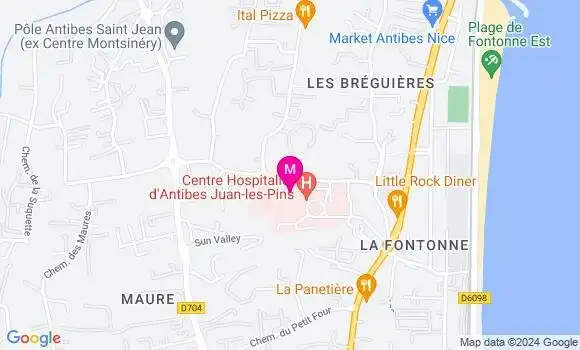 Localisation Dr Ahmed Tounsi
