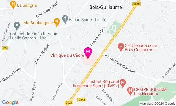 Localisation Dr Timothée Longueville