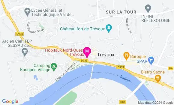 Localisation Dr Clémence Rimlinger