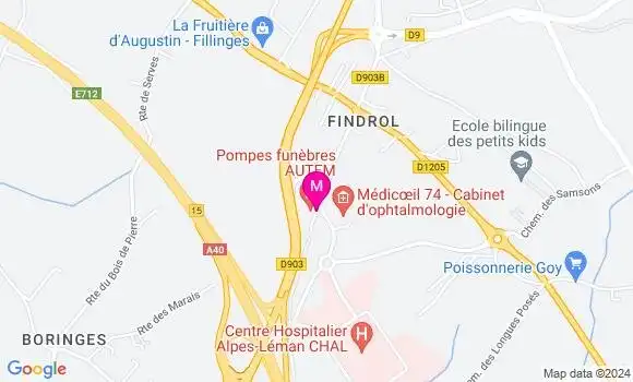 Localisation Dr Charlotte De Charry