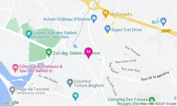 Localisation Dr Hana Morin