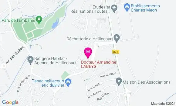 Localisation Dr Jessica Houfani