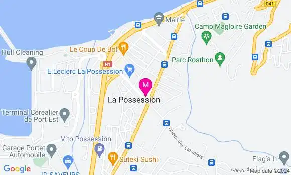 Localisation Dr Caroline Minato