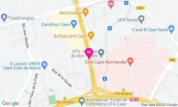 Localisation Dr Nicolas Coudrais
