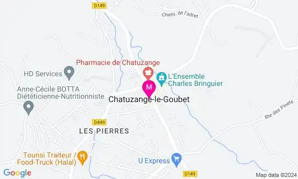 Localisation Dr Jean Baptiste Chavatte