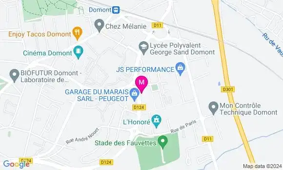 Localisation Dr Pierre Antoine Forte
