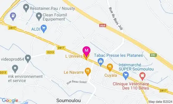 Localisation Dr Etienne Guitton