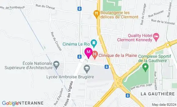 Localisation Dr Sophie Vivier