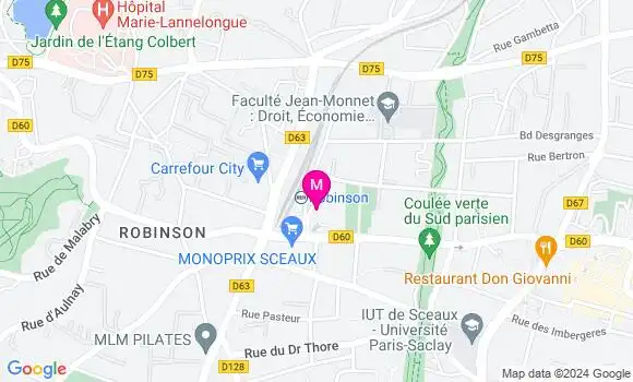 Localisation Dr Thibault Barnoux
