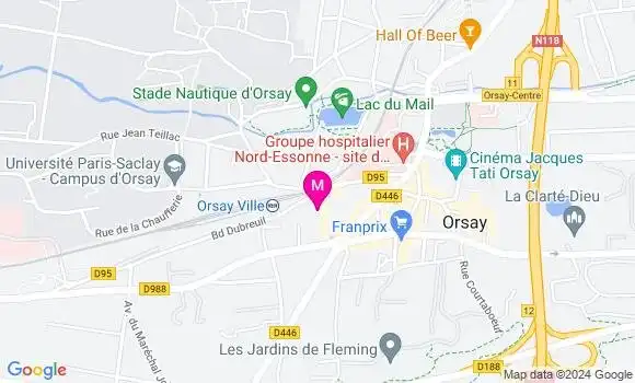 Localisation Dr Sarah Fadili Hassani