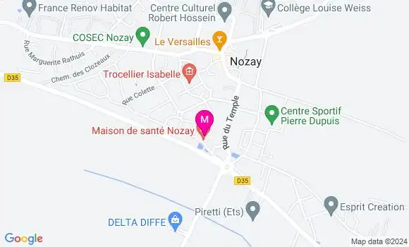 Localisation Dr Mathilde Salmon