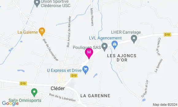 Localisation Dr Brendan Beaudouin