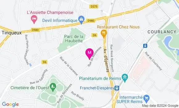 Localisation Dr Maxime Loiseau