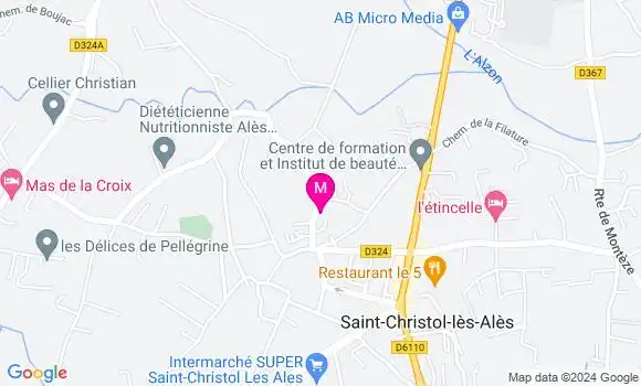 Localisation Dr Samuel Fulconis