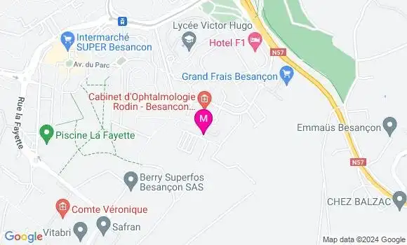 Localisation Dr Benjamin Roussey