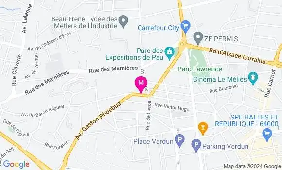 Localisation Dr Pedro Lastra Garcia Baron