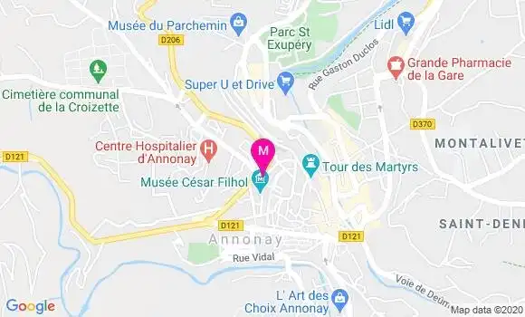 Localisation Dr Muriel Bonijoly