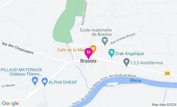 Localisation Dr Paul Cheret