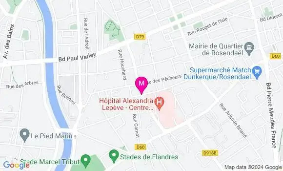 Localisation Dr Bertrand Morez