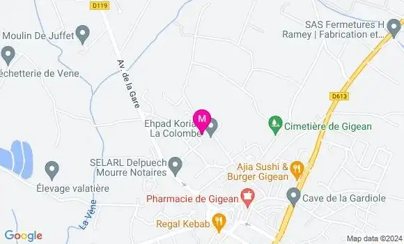 Localisation Dr Nicolas Auffret